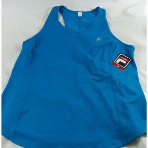 Monsoon Blue FILA Sport Tru-Dry Racerback Tank Top | NWT | Size XXL